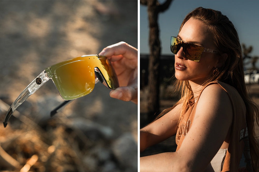 Heat Wave Performance Quatro Vapor Clear Frame Sunblast Lens Z87+ Sunglasses