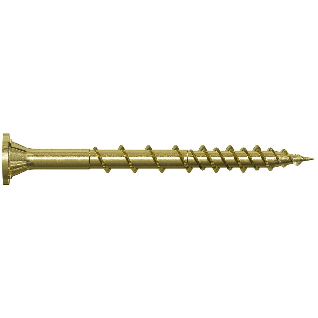 Simpson Strong-Tie Strong-Drive Subfloor Collated Screw, #9 x 2-in. T25, Yellow Zinc, 1000-Pack (HCKWSV2S)