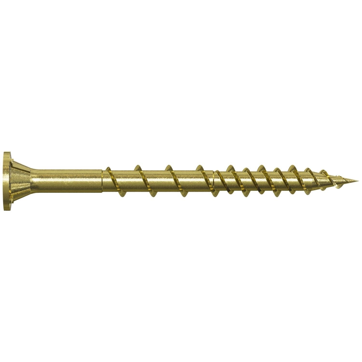 Simpson Strong-Tie Strong-Drive Subfloor Collated Screw, #9 x 2-in. T25, Yellow Zinc, 1000-Pack (HCKWSV2S)