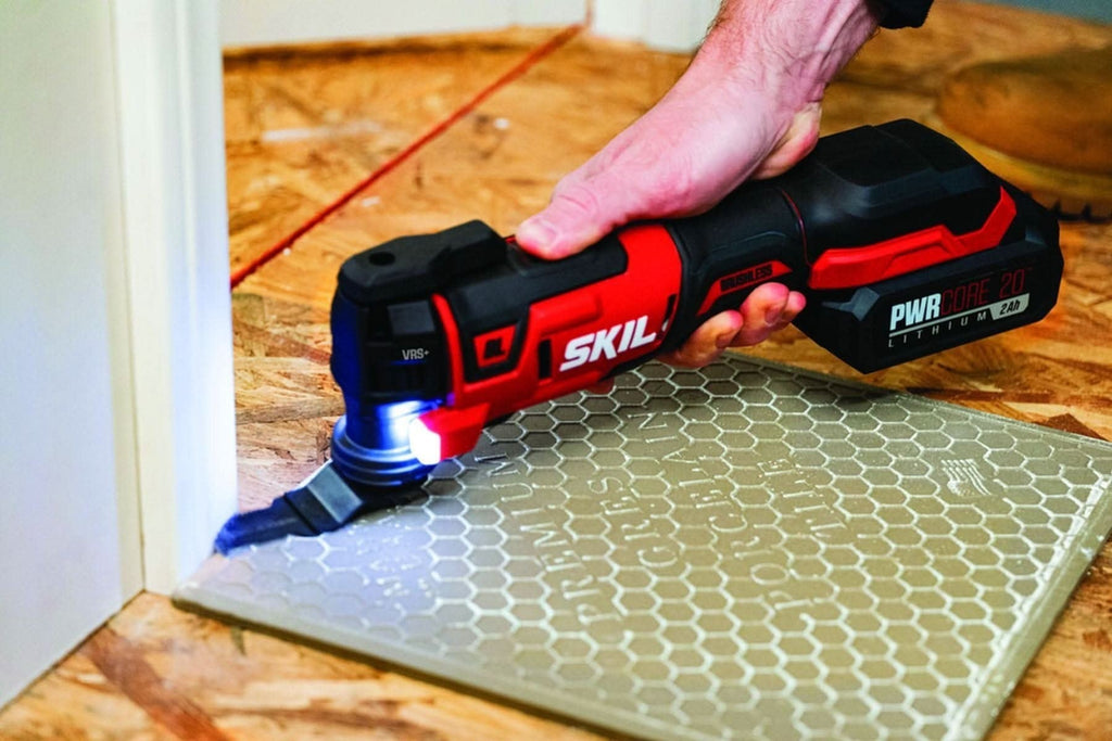 SKIL OS5937-10 PWRCore 20 Brushless 20V Oscillating MultiTool with Battery and PWR JUMP Charger