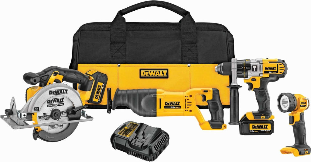 DeWalt DWD110K Corded 3/8" (10mm) VSR Pistol Grip Drill Kit with Keyless Chuck
