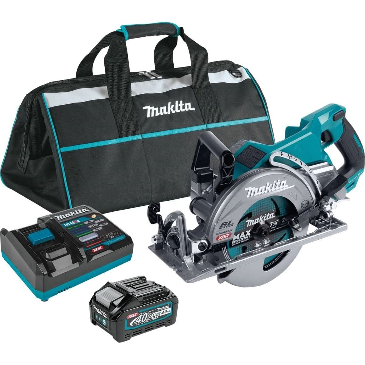 Makita GSR01M1 40V max XGT Brushless Cordless Rear Handle 7-1/4" Circular Saw Kit (4.0Ah)