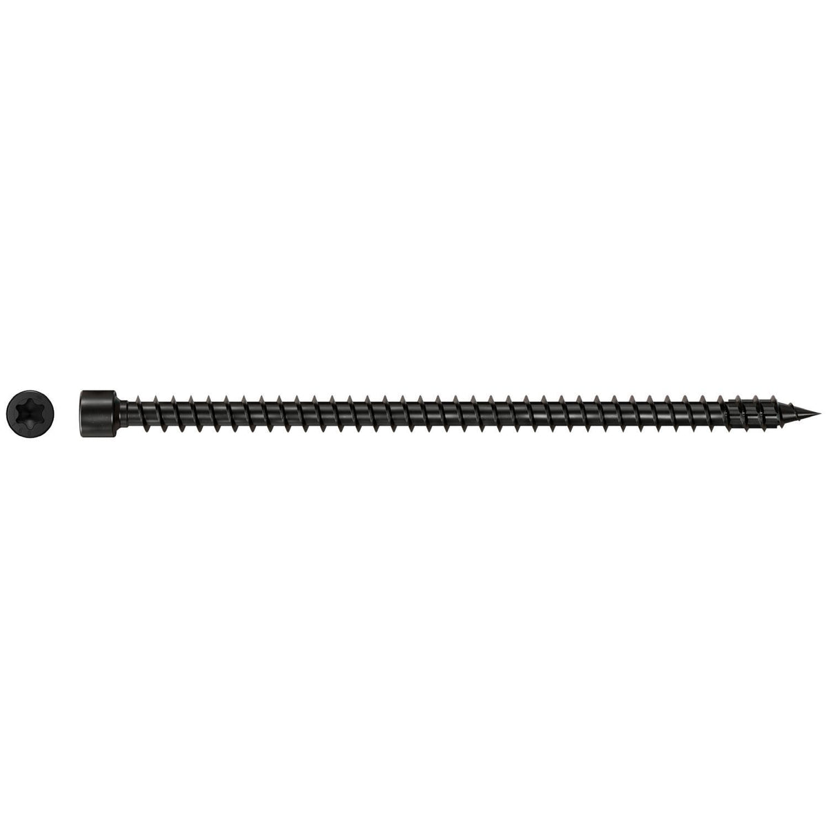 Simpson Strong-Tie SDCFC8X160 Strong-Drive SDCFC TIMBER-CFC Screw, 0.315-in. x 6-1/4-in. T40, E-Coat, 250-Pack