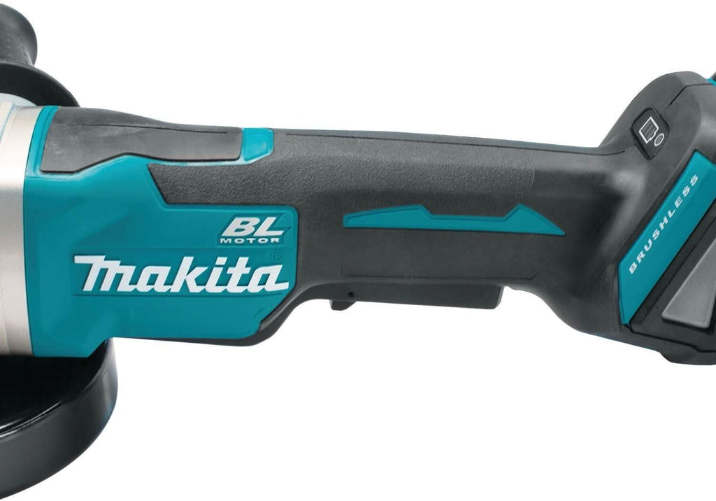 Makita XAG11T 18V LXT Lithium-Ion Brushless Cordless 4-1/2"Â / 5" Paddle Switch Cut-Off/Angle Grinder Kit, with Electric Brake (5.0Ah)