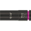 Wera 8790 B Impaktor Deep Socket With 3/8-in. Drive, 9/16-in.x63-mm.
