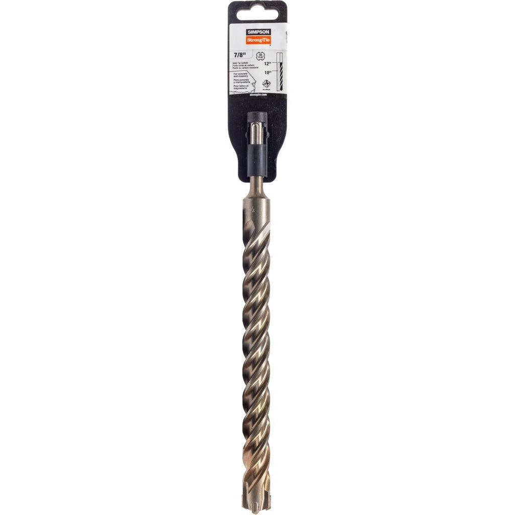Simpson Strong-Tie MDPL08712Q 7/8-in. x 12-in. SDS-plus Quad-Head Shank Drill Bit