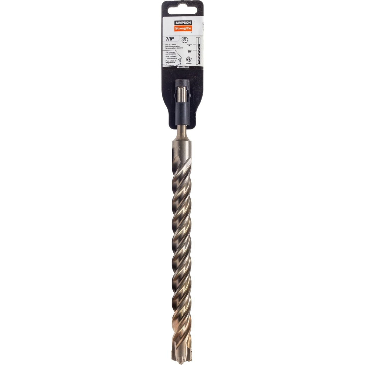 Simpson Strong-Tie MDPL08712Q 7/8-in. x 12-in. SDS-plus Quad-Head Shank Drill Bit