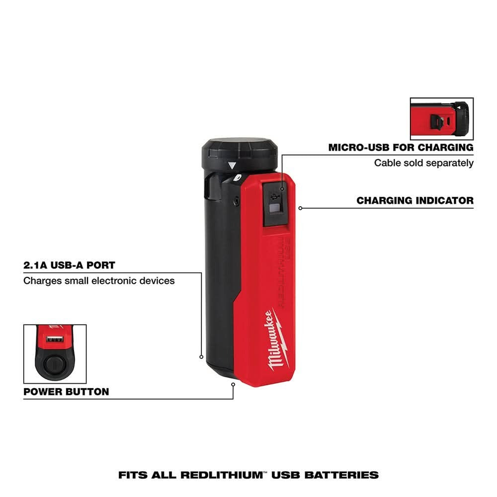 Milwaukee 48-59-2013 REDLITHIUM USB Charger & Portable Power Source Kit