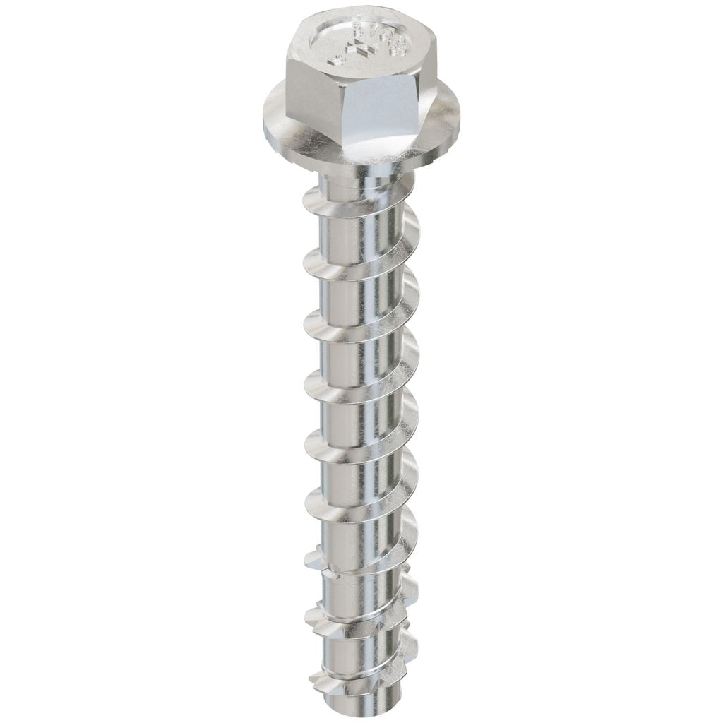 Simpson Strong-Tie Titen HD 1/4-in. x 2-in. Type 316 Stainless-Steel Heavy-Duty Screw Anchor, 50-Pack (THDC25200H6SS)