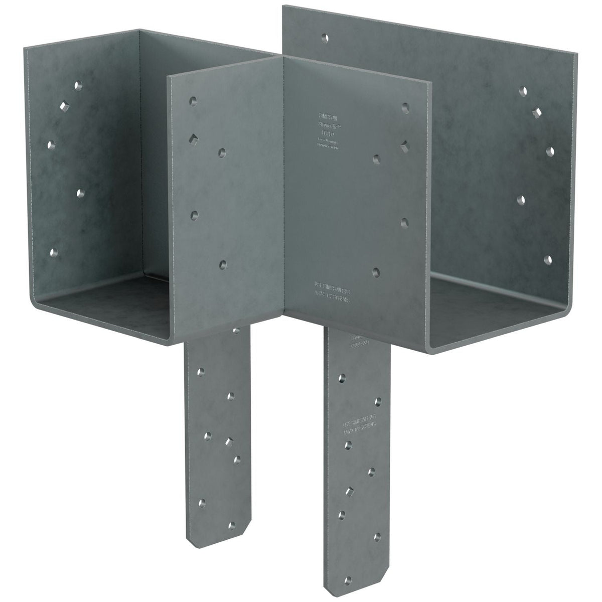 Simpson Strong-Tie L-Shape End Column Cap for 6x Beams, 6x Post w/ SDS Screws, Skewed Left (ECCLLQ666SDS)