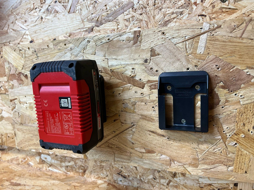StealthMounts Battery Mounts for Einhell 18V Black, 6-Pack