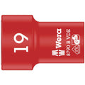 Wera 8790 B VDE Zyklop 3/8-in. Socket, Insulated, 19x46-mm.