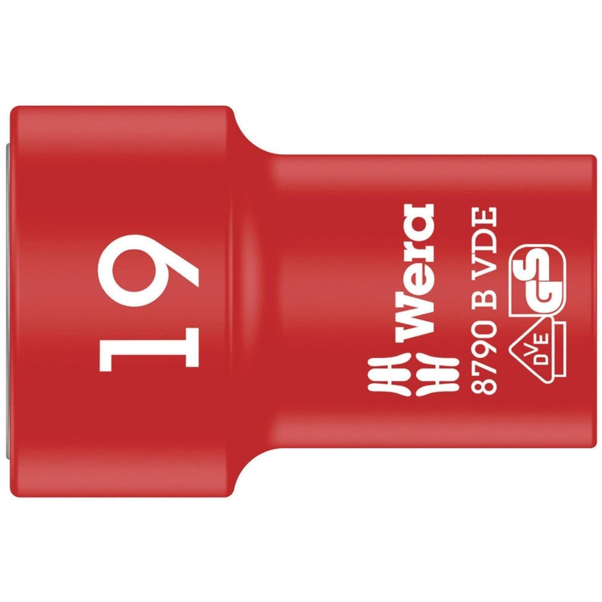 Wera 8790 B VDE Zyklop 3/8-in. Socket, Insulated, 19x46-mm.