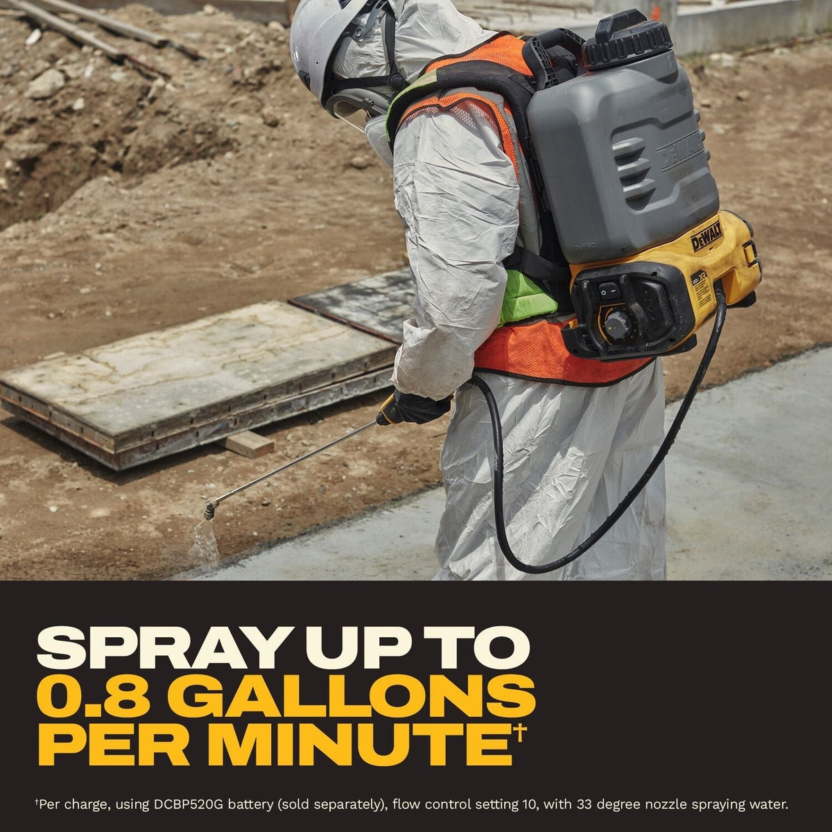 DeWALT DCCS1100B 20V MAX XR Concrete Chemical Sprayer, Tool Only