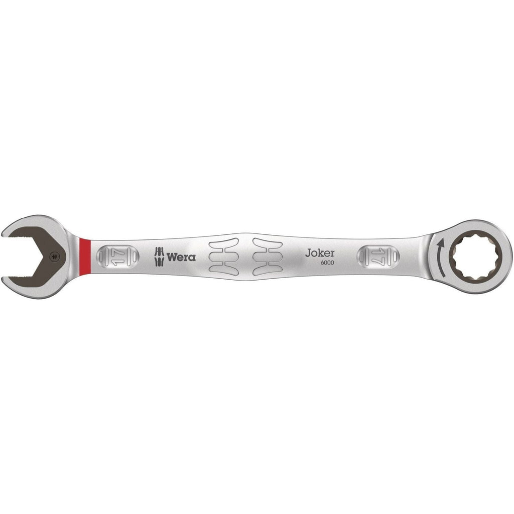 Wera 6000 Joker Ratcheting Combination Wrenches, 17x224-mm.
