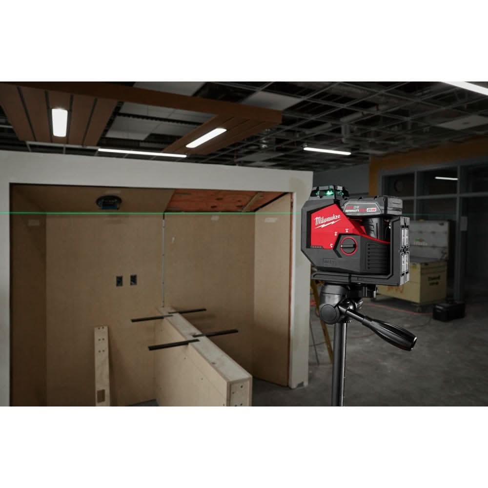 Milwaukee 3631-20 M12 Green 360 Degree Single Plane Laser, Bare Tool
