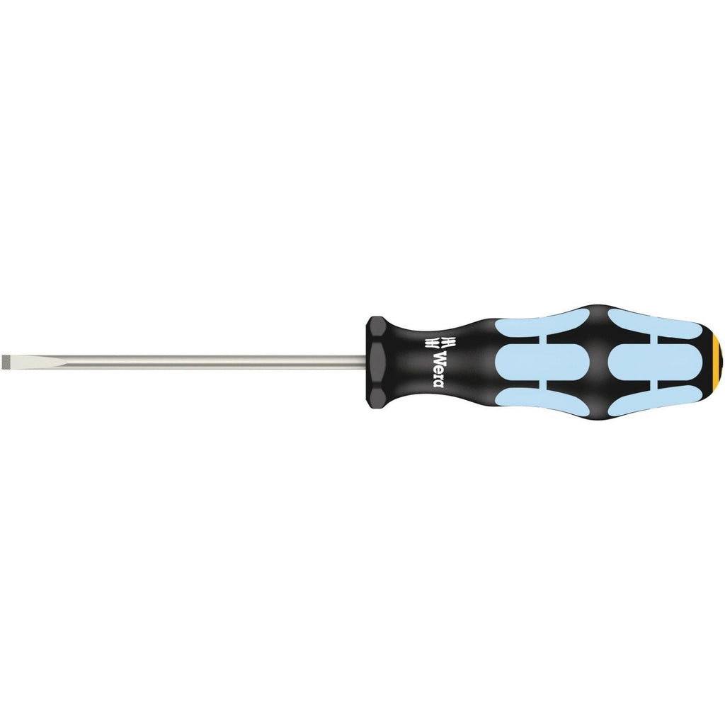 Wera 3335 Screwdriver For Slotted Screws, Stainless, 0.5x3x80-mm.