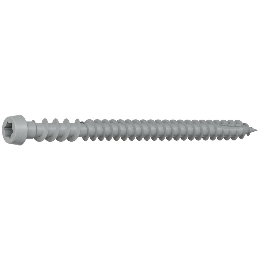 Simpson Strong-Tie DCU234SGR01 Deck-Drive DCU COMPOSITE Screw (Collated), #10 x 2-3/4-in. Quik Guard Gray 01, 1000-Pack