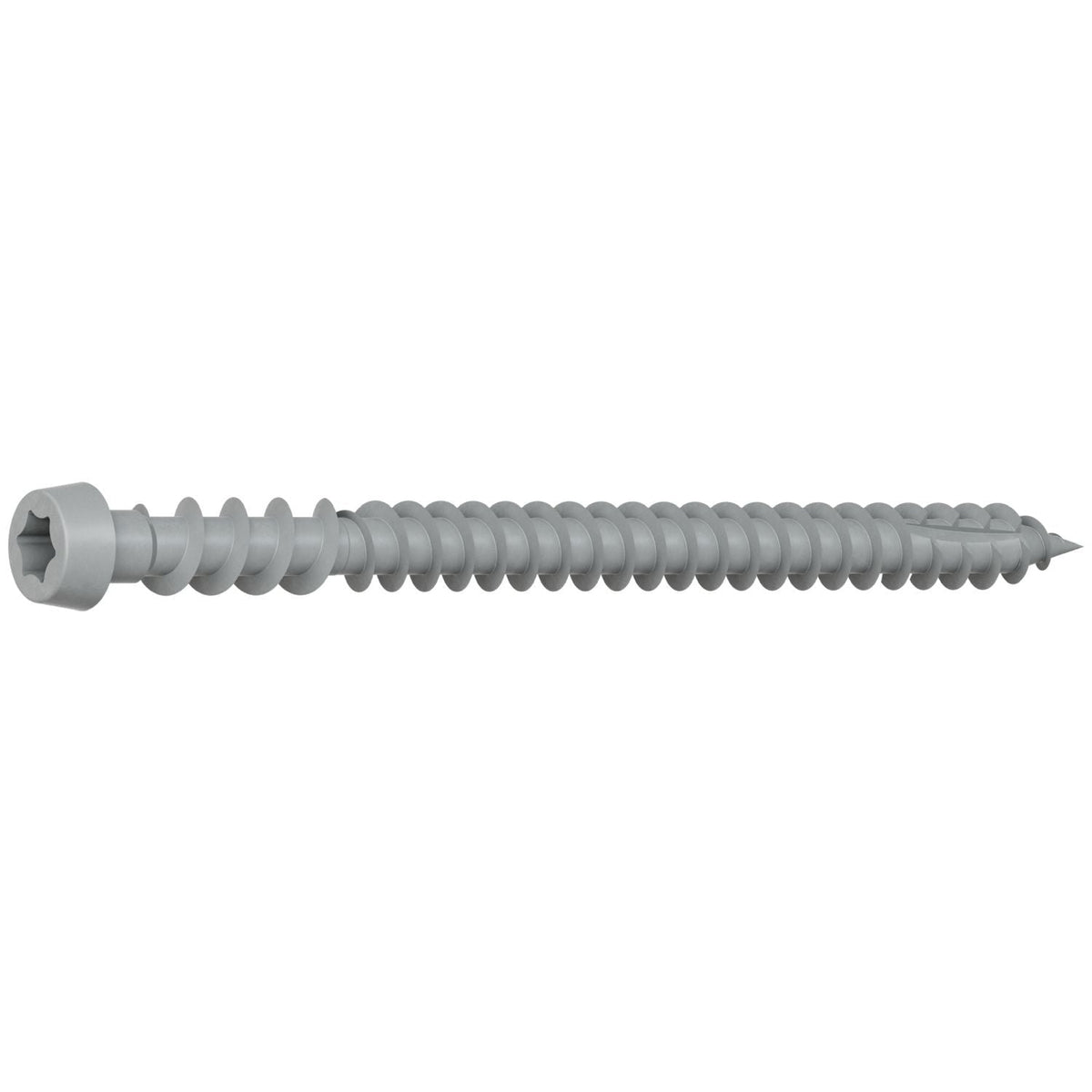 Simpson Strong-Tie DCU234SGR01 Deck-Drive DCU COMPOSITE Screw (Collated), #10 x 2-3/4-in. Quik Guard Gray 01, 1000-Pack