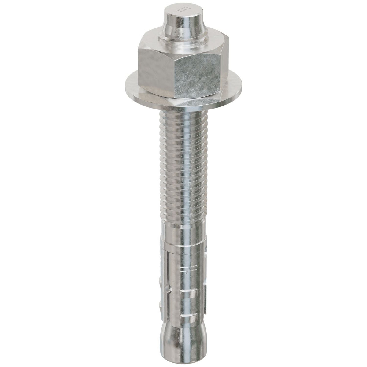 Simpson Strong-Tie STB2-62500S6F20 Strong-Bolt 2, 5/8-in. x 5-in. Type 316 Stainless-Steel Wedge Anchor, Fully Assembled, 20-Pack