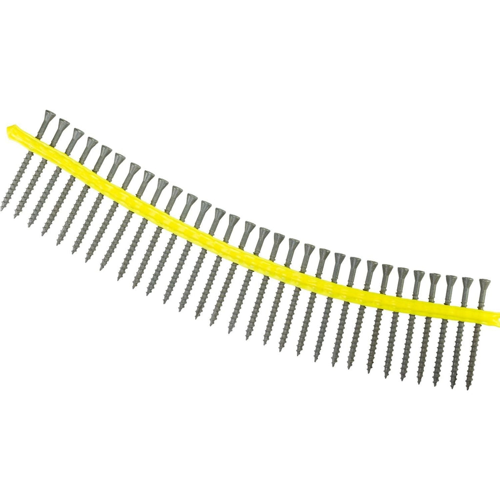 Simpson Strong-Tie DTHQ212S Trim-Head Screw, Type-17 Point, #8 x 2-1/2-in. #2U Square Drive, Quik Guard, 1500-Pack