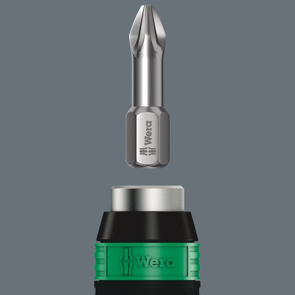 Wera 7400 Series Kraftform Torque Screwdrivers, With Factory Pre-Set Value (0.1-1.5 Nm) And Rapidaptor Quick-Release Chuck, Handle Size 89-mm., 7450x0.1 Nmx0.1-0.34 Nm