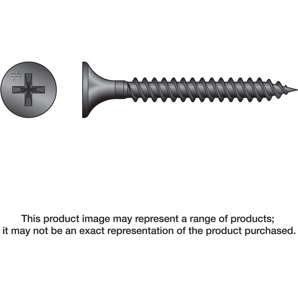Simpson Strong-Tie DWF158PS DWF Drywall-to-CFS Screw (Collated), #6 x 1-5/8-in. #2 Phillips Bugle Head, 2500-Pack