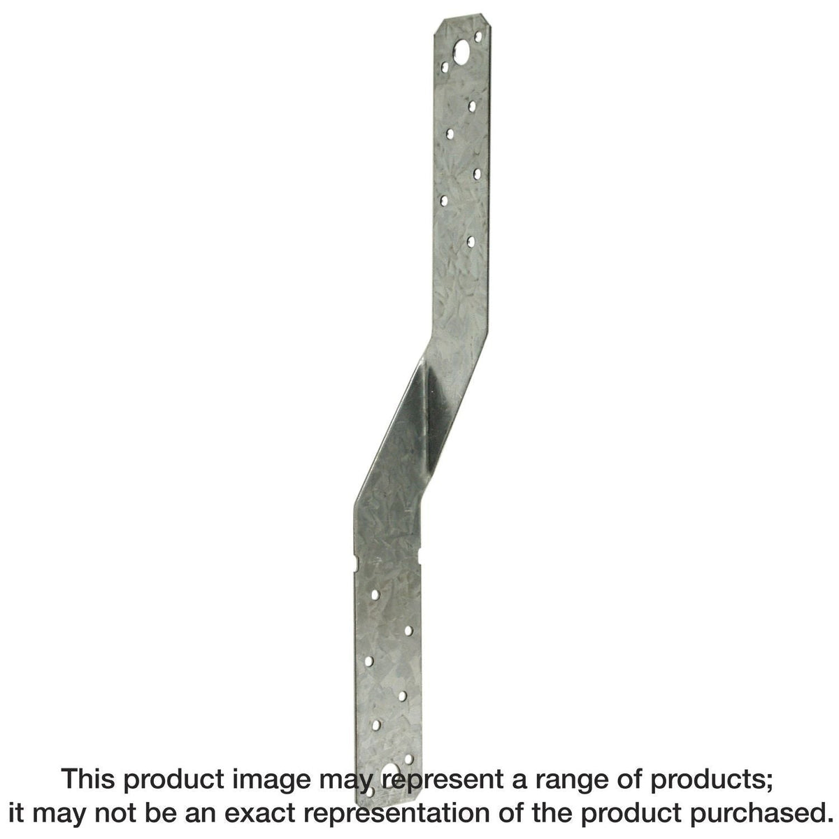 Simpson Strong-Tie MTS12Z MTS 12-in. 16-Gauge ZMAX Galvanized Medium Twist Strap