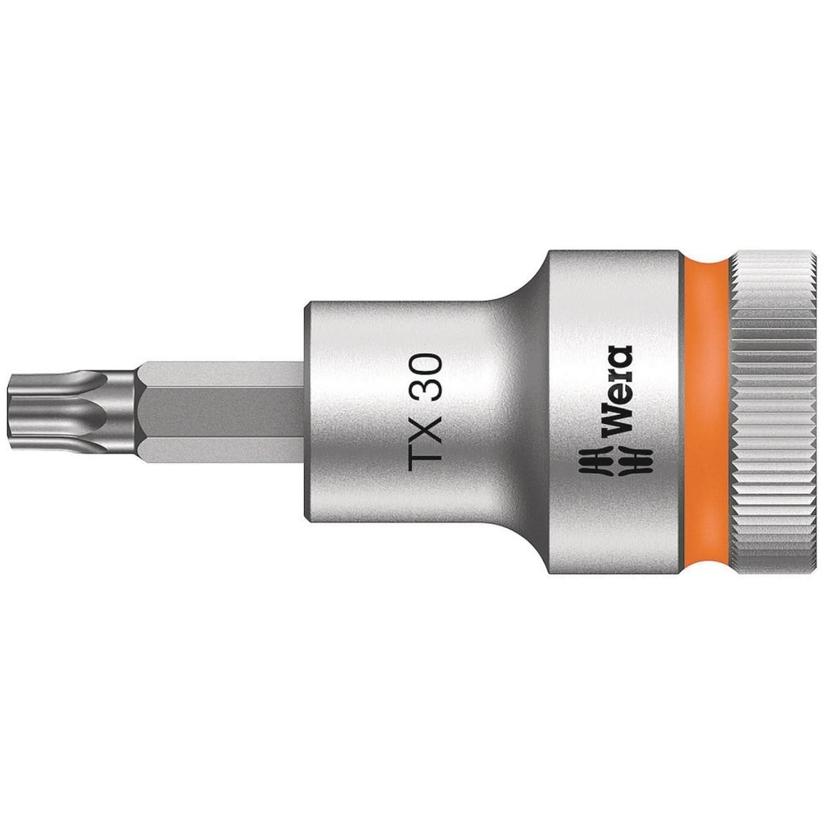 Wera 8767 C Hf Torx Zyklop Bit Socket With 1/2-in. Drive With Holding Function, Torx 30x60-mm.