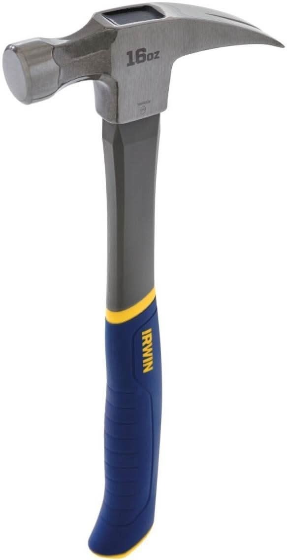 Irwin 1954889 General Purpose Claw Hammer Fiberglass 16 oz.