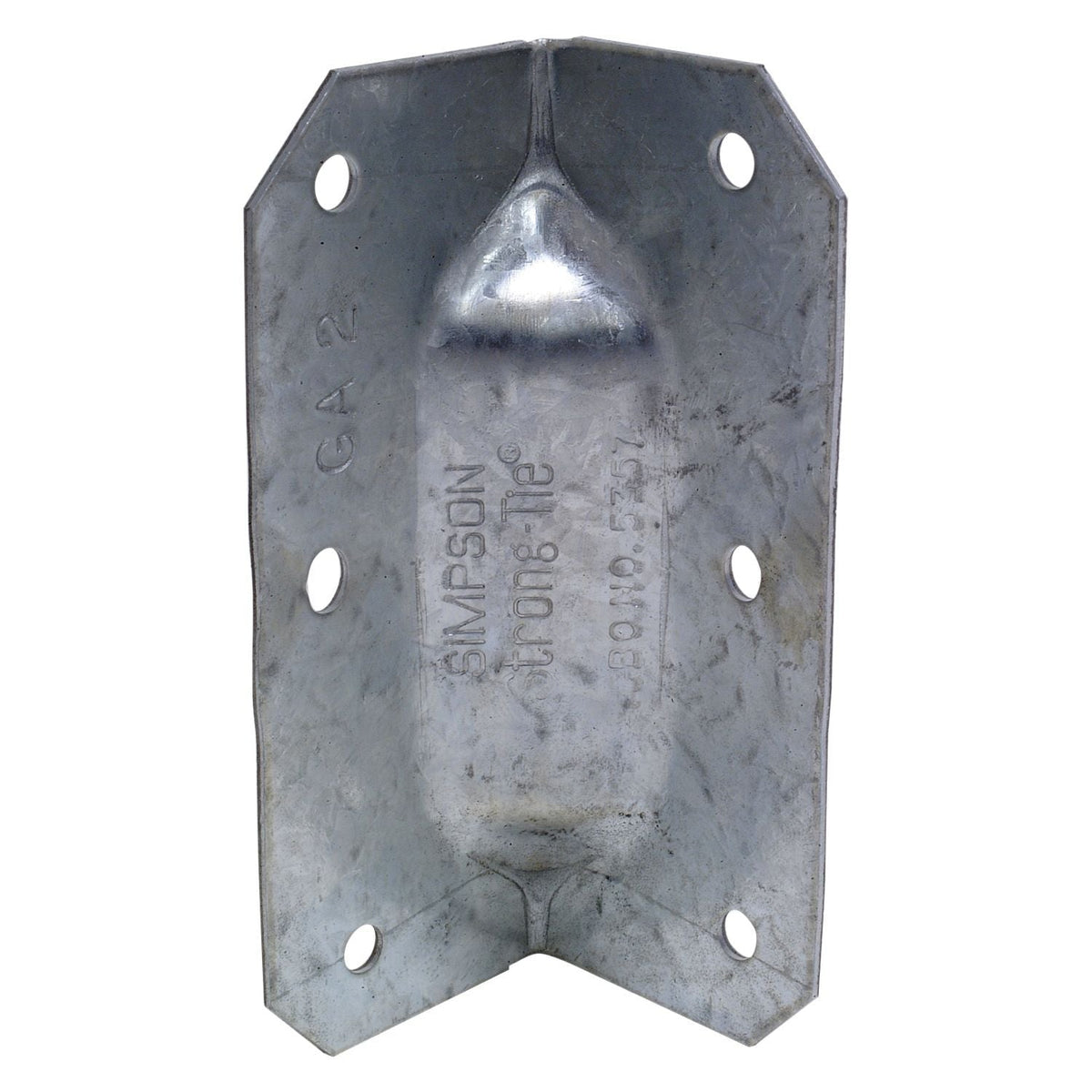 Simpson Strong-Tie GA2 GA 3-1/4-in. 18-Gauge Galvanized Gusset Angle