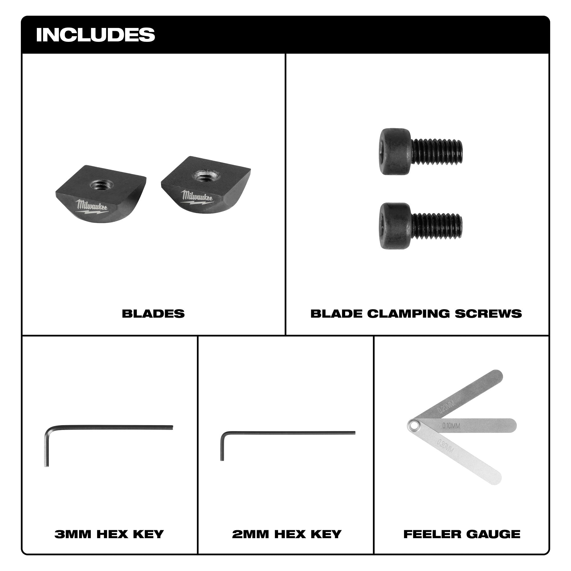 Milwaukee M12 FUEL 16-Gauge Scroll Shear Replacement Blade Set (48-44-2771)