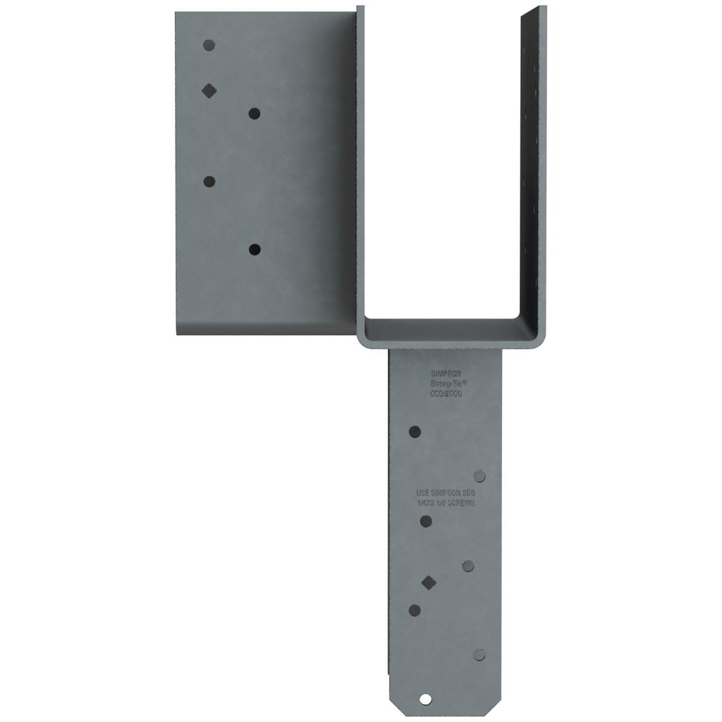 Simpson Strong-Tie ECCLLQ444SDS ECCLLQ L-Shape End Column Cap for 4x Beams, 4x Post w/ SDS Screws, Skewed Left