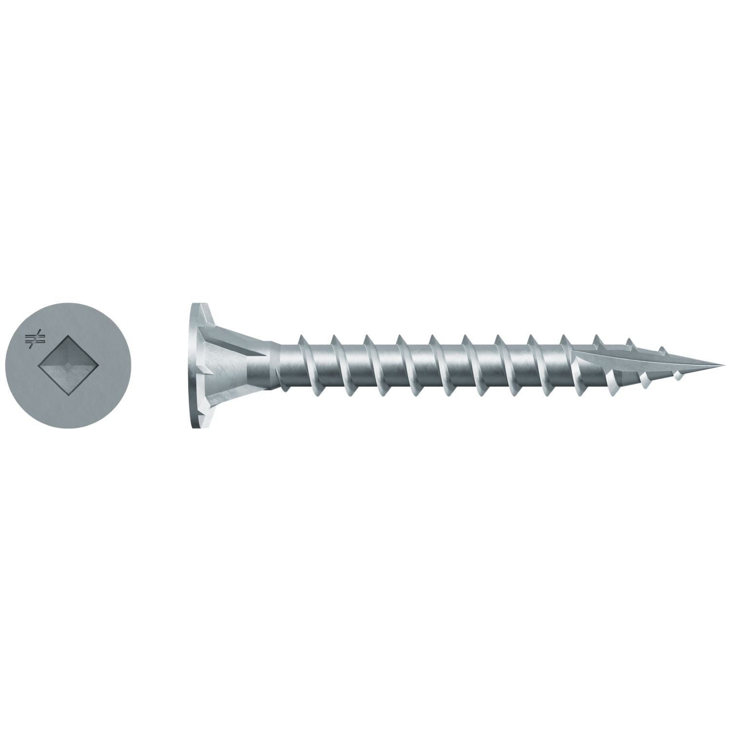Simpson Strong-Tie CB3BLG158S CB3BLG Fiber-Cement Board Screw (Collated), #10 x 1-5/8-in. #3 SQU, 1500-Pack