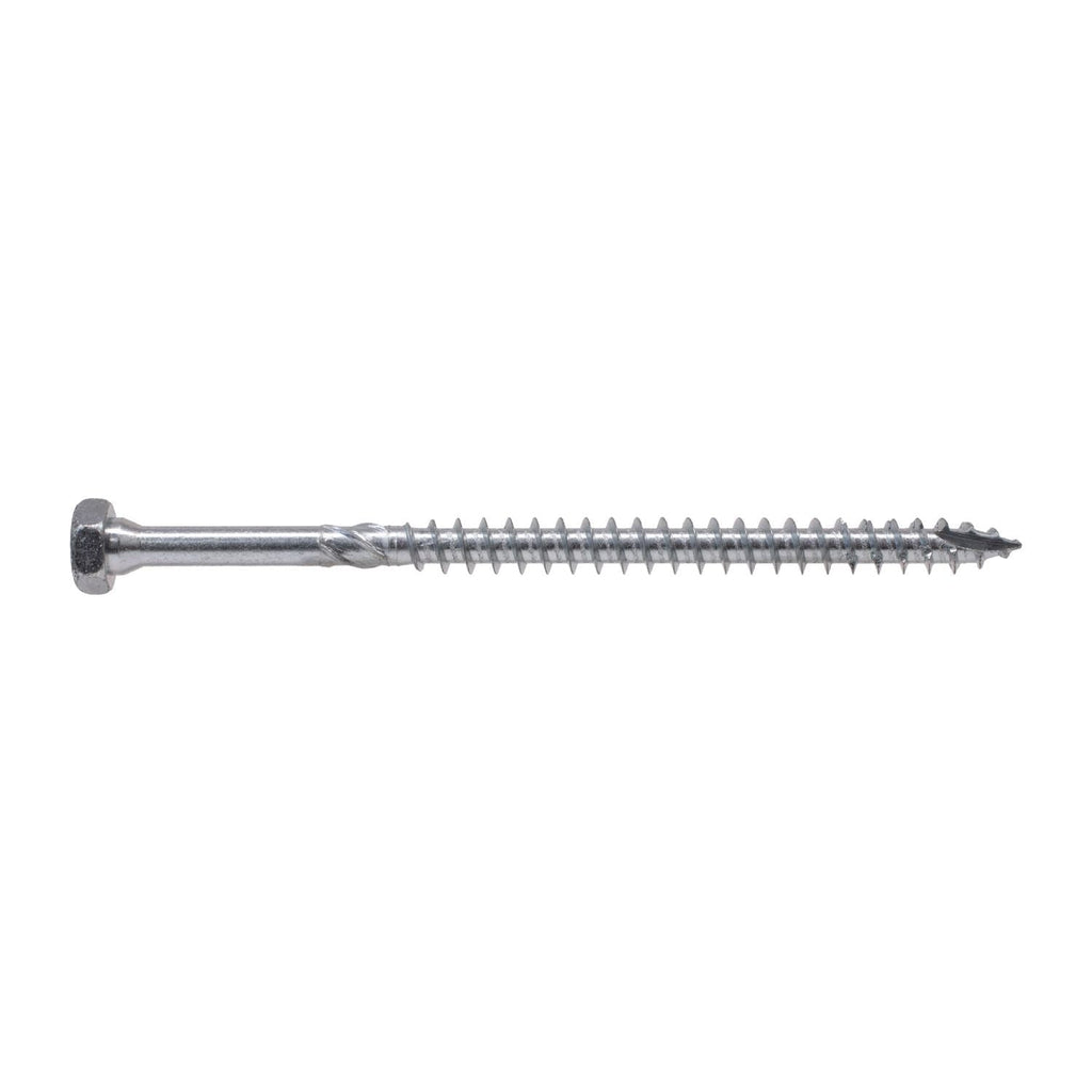 Simpson Strong-Tie SDHR27614-R25 Strong-Drive SDHR COMBO-HEAD Screw, 0.275-in. x 6-1/4-in., Blue Zinc, 25-Pack