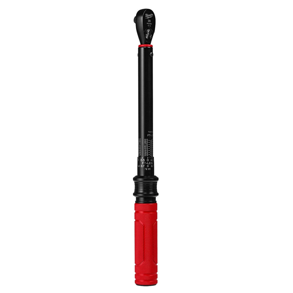 Milwaukee 48-22-9202 3/8-in. Drive Click Torque Wrench, 20-100 ft·lb