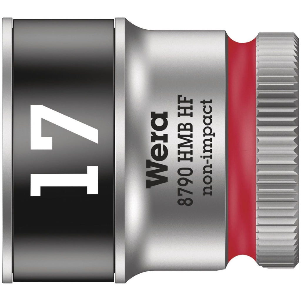 Wera 8790 Hmb Hf Zyklop Socket With 3/8-in. Drive With Holding Function, 17x29-mm.