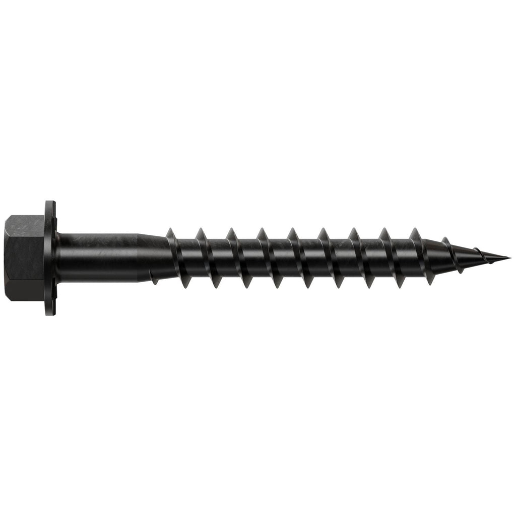 Simpson Strong-Tie SD10112DBBR50 Outdoor Accents Connector Screw, #10 x 1-1/2-in. Double-Barrier Coating, Black, 50-Pack