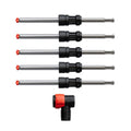 Diablo DMAPLA4440-S6 1/2-in. x 4-in. x 10-in. AMPED Rebar Demon SDS-Plus 4-Cutter Full Carbide Head Dust Extraction Hammer Drill Bit, 5-Pack