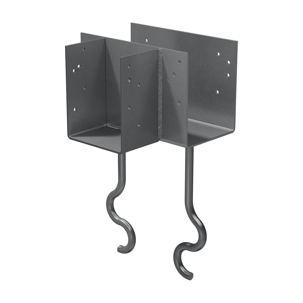 Simpson Strong-Tie CCTQM5.50-SDSG CCTQM 5-1/2-in. T-Shape Column Cap for Masonry w/ SDS Screws