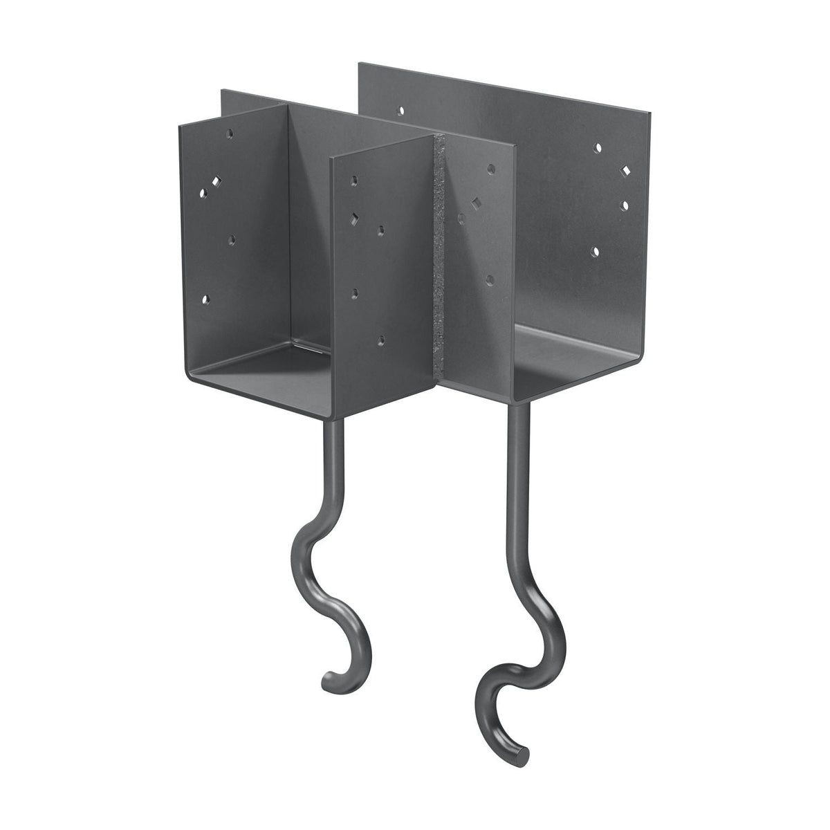 Simpson Strong-Tie CCTQM5.50-SDSG CCTQM 5-1/2-in. T-Shape Column Cap for Masonry w/ SDS Screws