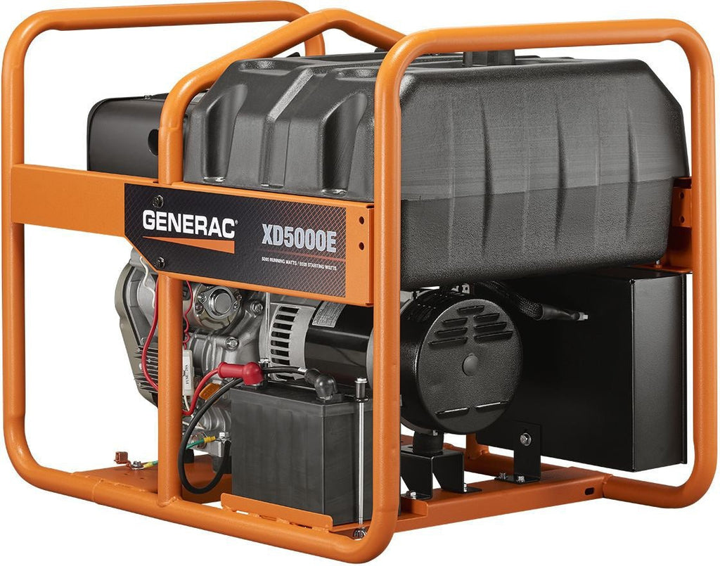 Generac 5000 Watt Electric Start Diesel Portable Generator, CARB (6864)