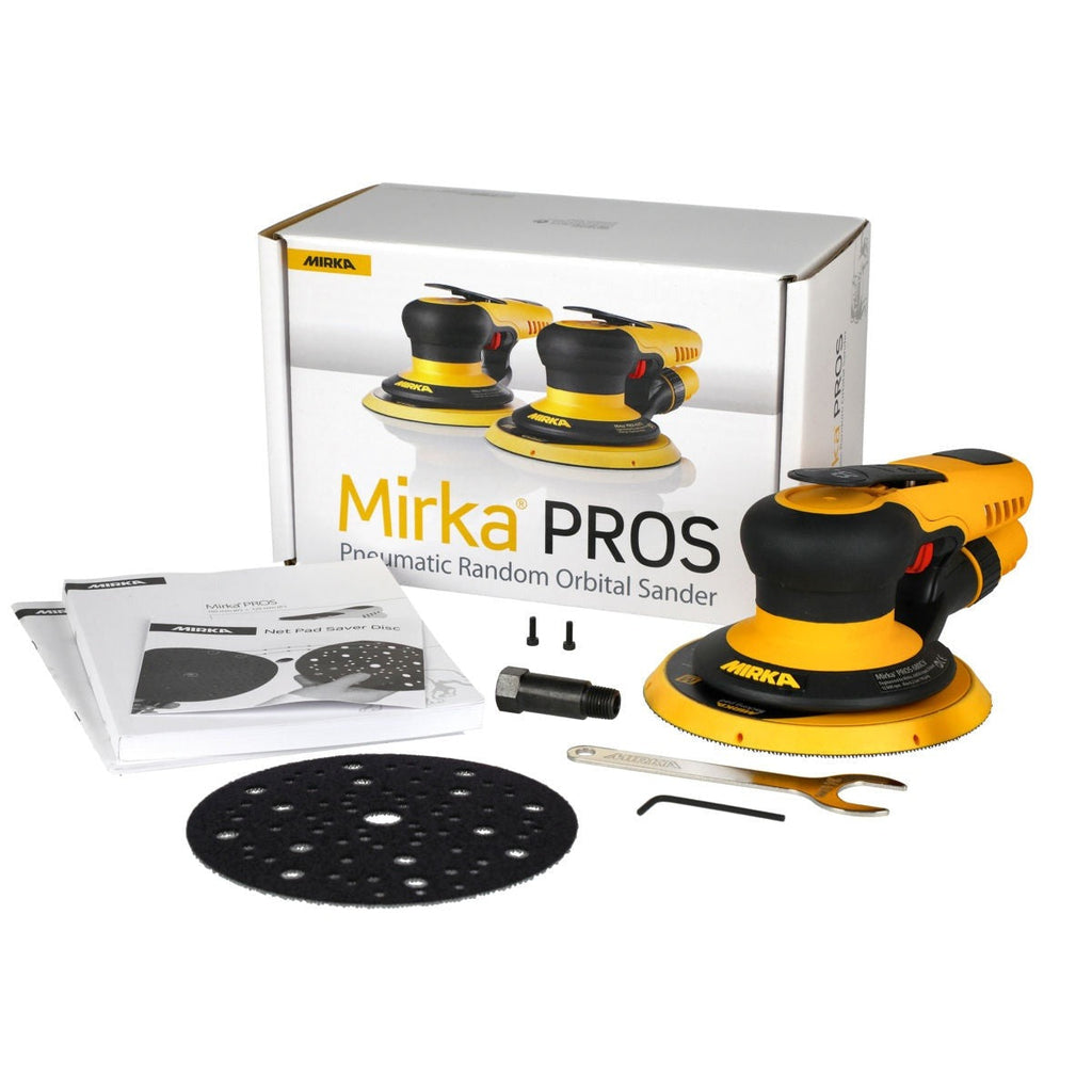 Mirka PROS 6-in. Pneumatic Random Orbital Sander with 8mm Orbit and Central Vacuum (MRP-680CV)