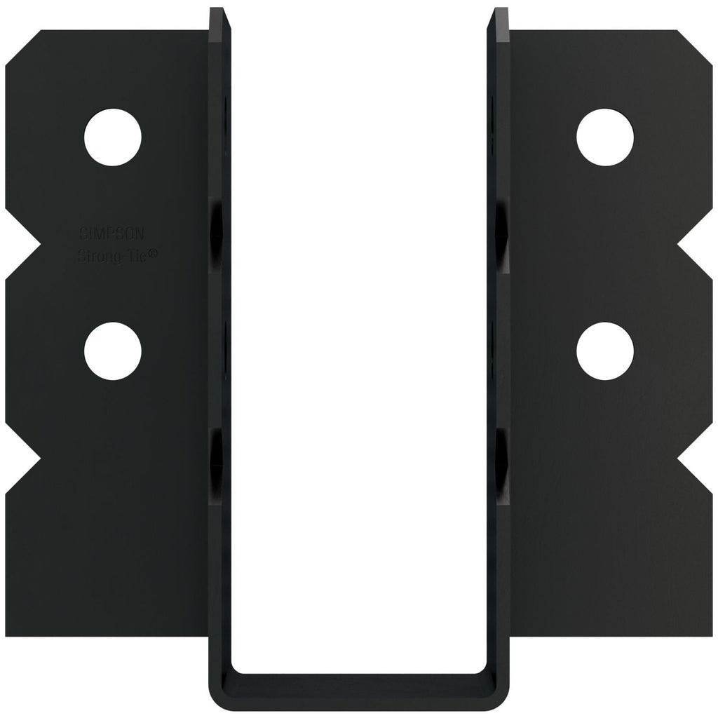 Simpson Strong-Tie OU410 OU Black Powder-Coated Ornamental Joist Hanger for 4x10