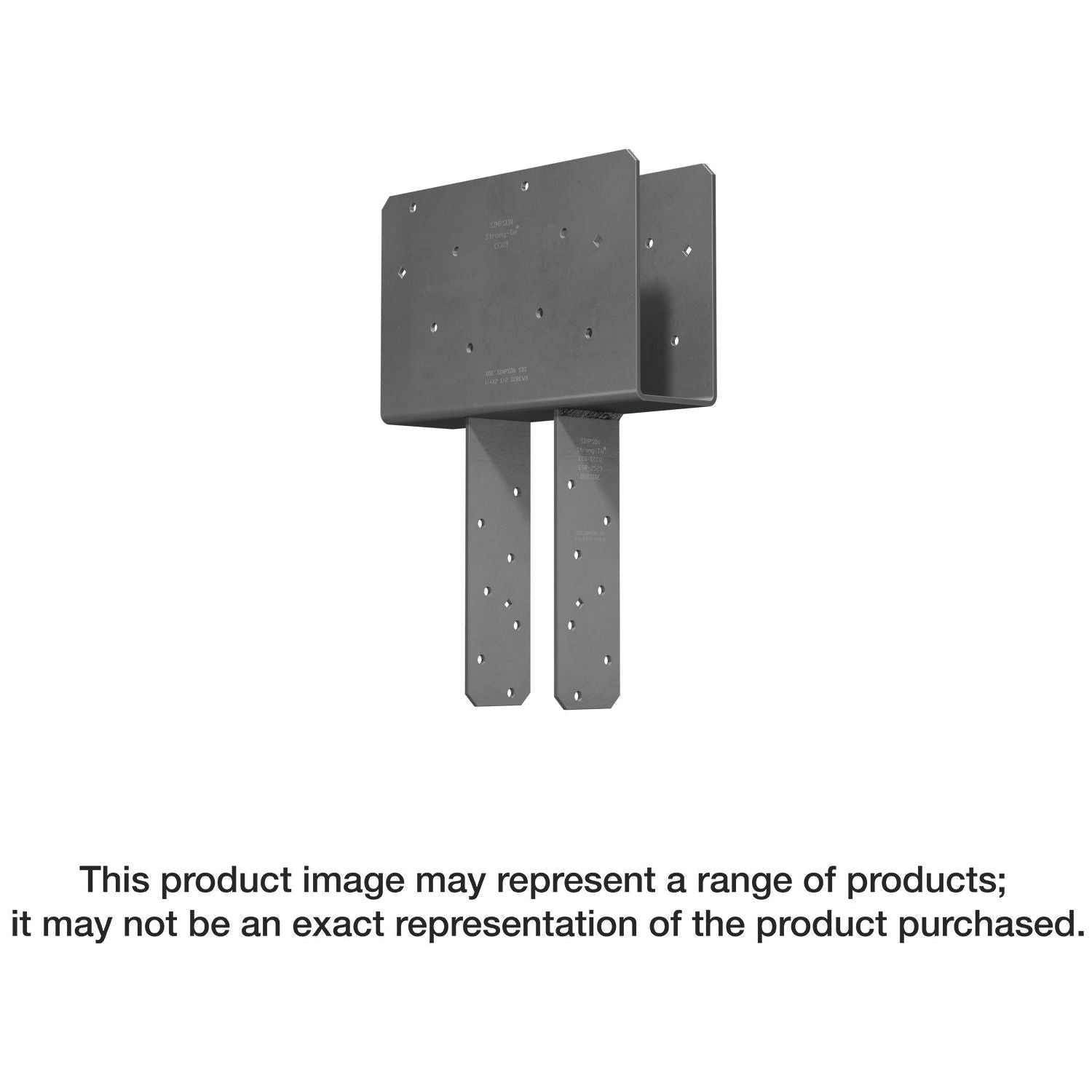 Simpson Strong-Tie CCQ66SDS2.5ROT CCQ Rotated-Strap Column Cap for 6x Beam, 6x Post with Strong-Drive SDS Screws