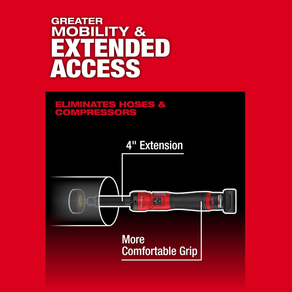Milwaukee M12 FUEL 1/4-in. Extended Die Grinder (3487-20)
