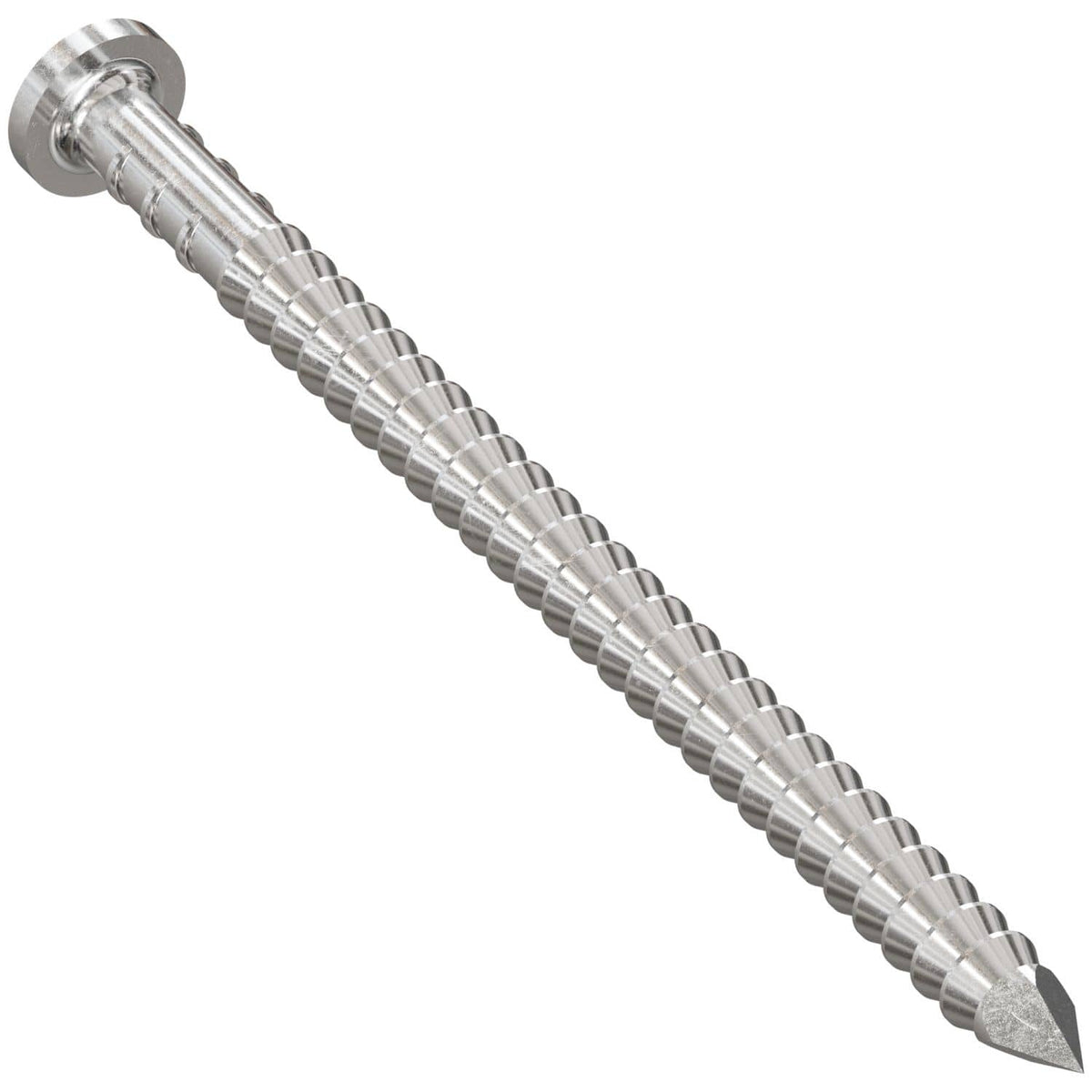 Simpson Strong-Tie T4KR51 Premium Siding Nail, 1-1/2-in. x 5/32-in. Head Dia., Type 316 Stainless Steel, 1-lb.