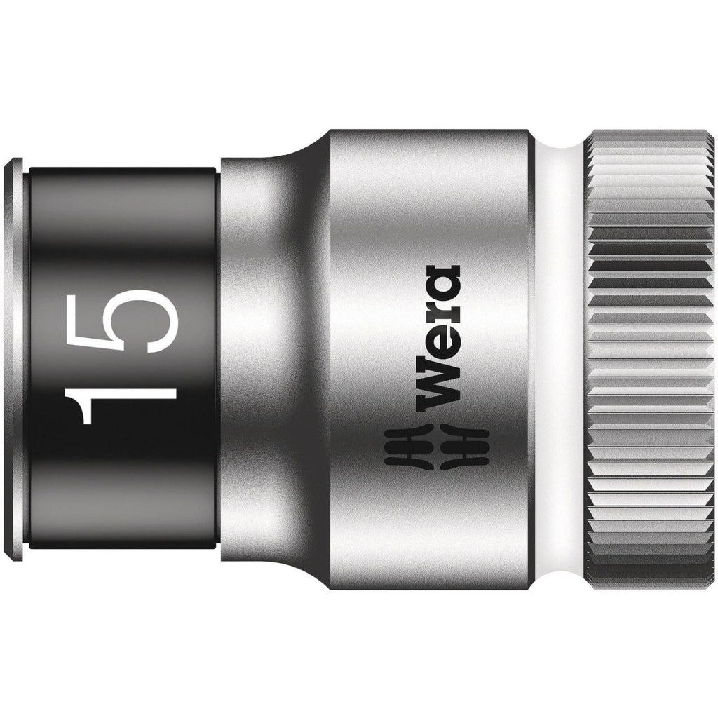 Wera 8790 Hmc Hf Zyklop Socket With 1/2-in. Drive With Holding Function, 15x37-mm.