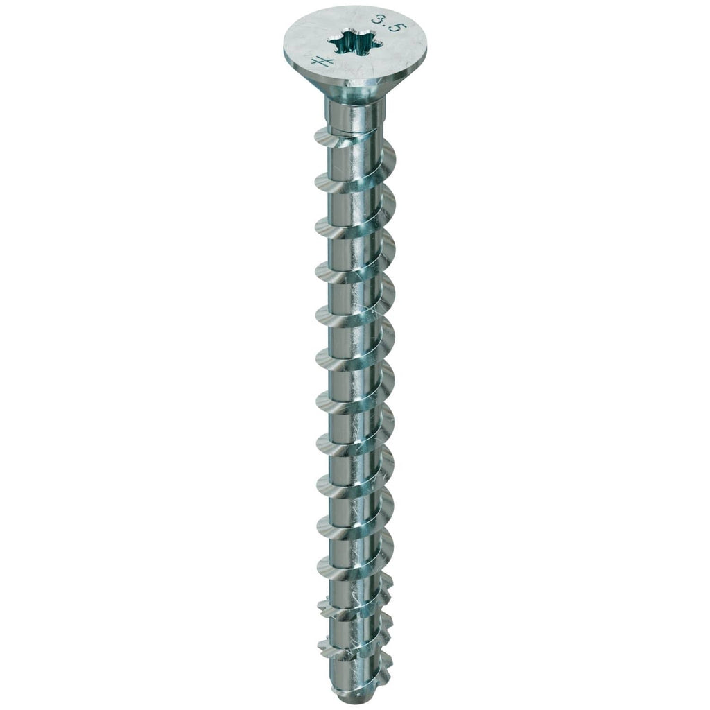 Simpson Strong-Tie THDB25312CS Titen HD 1/4-in. x 3-1/2-in. Zinc-Plated Countersunk Head Heavy-Duty Screw Anchor, 50-Pack