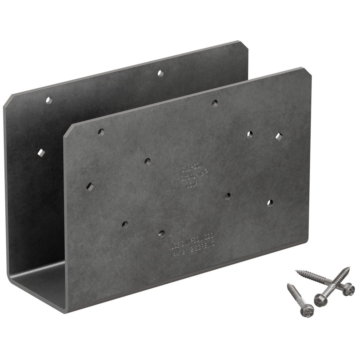 Simpson Strong-Tie CCOQ4-SDS2.5 CCOQ Column Cap, No Straps, for 4x Beam, with Strong-Drive SDS Screws